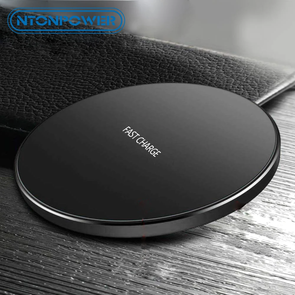 

NTONPOWER Qi Fast Wireless Charging for Samsung Xiaomi Huawei 10W Smart Quick Charge Wireless Charging For iPhone 8 X XR XS Max