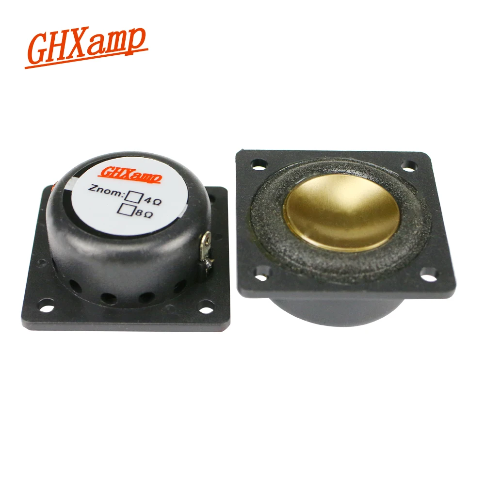 

GHXAMP 1 inch Full Range Speaker Bluetooth Speaker DIY 8 ohm 2W 36mm Full Frequency Loudspeaker Aluminum Alloy Diaphragm 2PCS