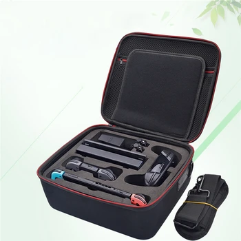 

Multifunction EVA Carrying Bag Case for Nintendo Switch Console Dock Joy-Con Grip AC adapter with 21 Slots for Game Cartridges
