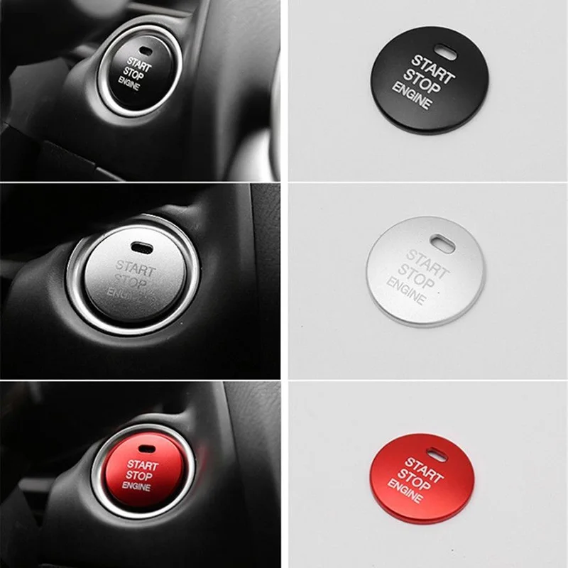 Aluminum Alloy Engine Start Stop Button Cover For Mazda CX-3 CX-4 CX-5 | Автомобили и мотоциклы