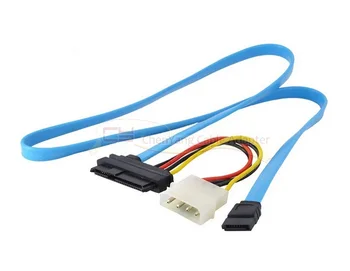 

10PCS/Hard Disk SFF-8482 SAS Cable 29P to 1* SATA 7PIN hdd Cable 70cm