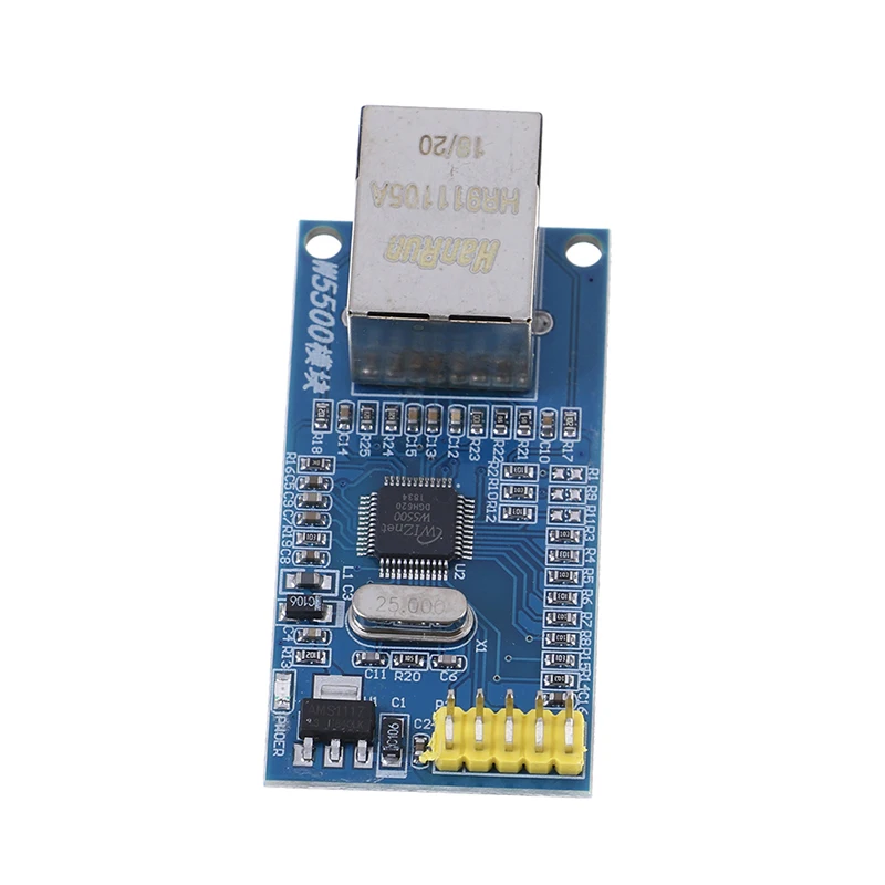 1 шт. W5500 сетевой модуль Ethernet аппаратные средства TCP/IP 51/STM32 микроконтроллер 3 v-5 v