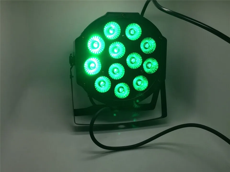 2 шт./лот светодиодный прожектор par с мультичипом RGBWA UV rgbw 4в1 6в1 LED DJ Wash Light Stage Uplighting