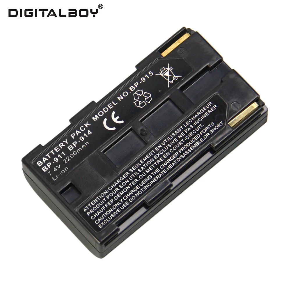 Digital Boy Battery for Canon Camcorder BP911,BP 911,BP 911K,BP 914,BP