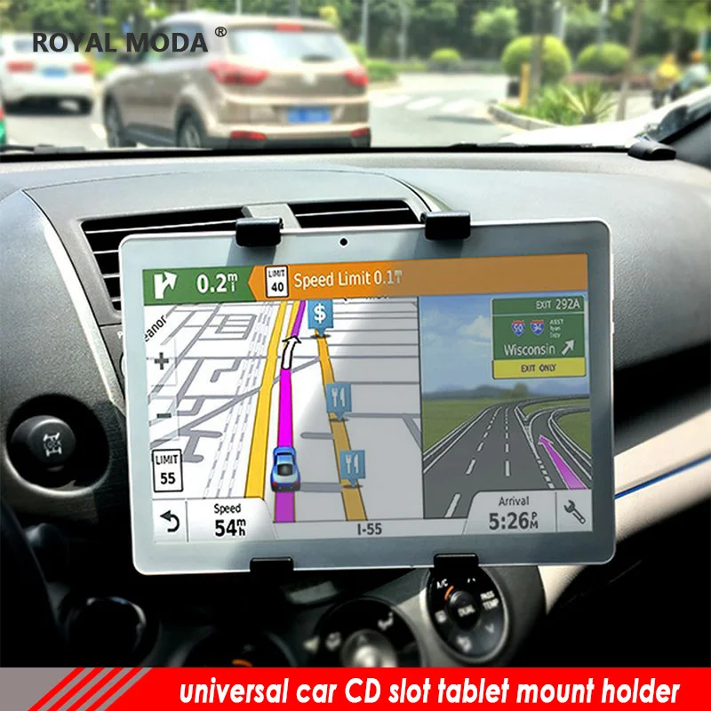 Универсальное Авто крепление на планшет держатель 360 градусов Регулируемый автомобильный держатель для планшета Air Ven крепление на приборную панель CD слот для iPad воздушный держатель