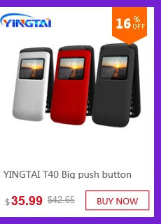 Оригинальный YINGTAI T31 MTK 6572 dual core 2,4 дюйма Android Флип Мобильный телефон 3g WCDMA с двумя сим-картами Кнопка Сотовые телефоны