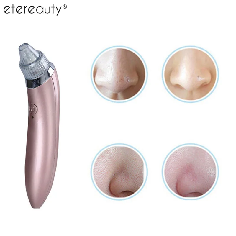 

Women Men Electric Facial Pores Cleaner Acne Dead Skin Remover Blackhead Appliance with USB Charger Extraction Machine Cleansing