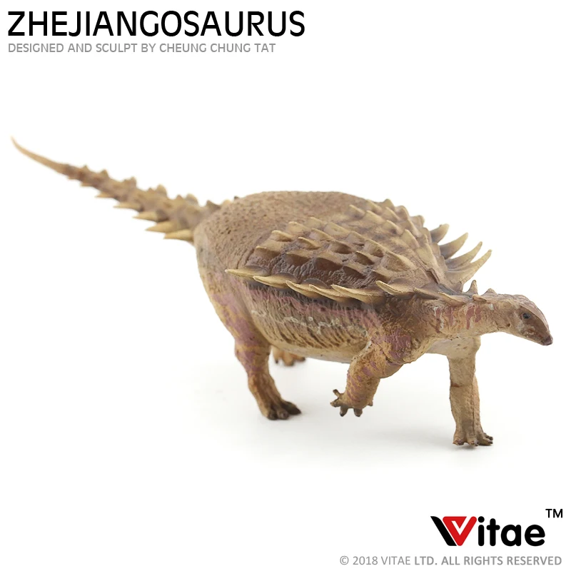 2018 жизненная модель динозавра Юрского периода животное Zhejiangosaurus lishuiensis