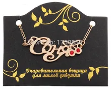 Necklace”Dormouse”charms Cute custom made gold Pendant Necklace Accessories 2015 Fashion Vintage Jewelry For Woman Free Shipping