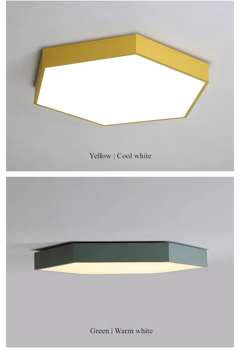 modern led ceiling lights for living room acrylic lampshade lamp fixtures 7