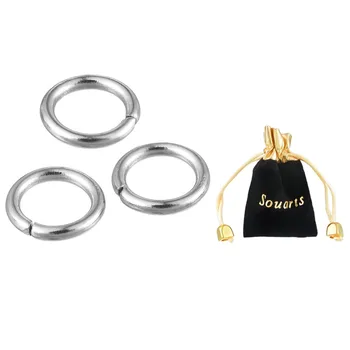 

500PCs Stainless Steel Open Jump Rings 5mm Dia. Bright DIY Jewelry Making Supplies Handmade Craft Findings Accessories
