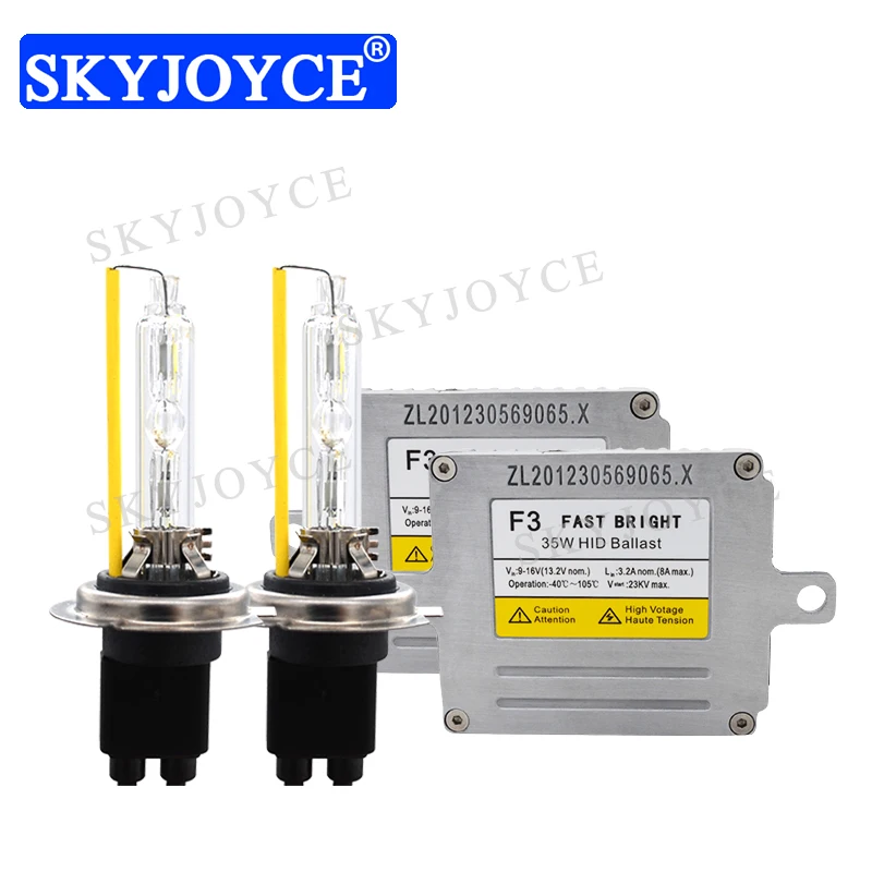 SKYJOYCE AC 12 в 35 Вт оригинальный HeartRay DLT F3 HID Kit Fast Satrt F3T Балласт H1 H7 H11 D2H 4500K 5500K