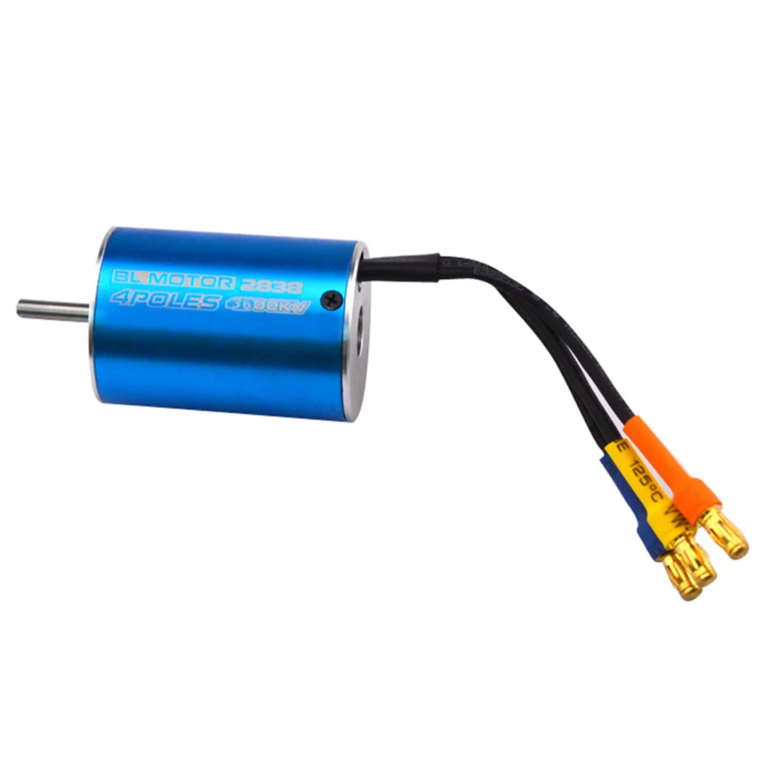 

2838 3600/4500/4700KV Sensorless Brushless Motor for 1:14 1:16 RC Model Car - Blue