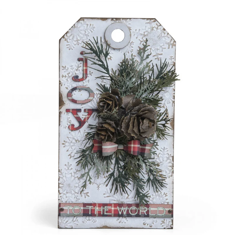 

Branches Pine Boughs Shape Metal Cutting Dies Stencil Scrapbook Album Embossing For Gift Card Making Handcrafts Decor