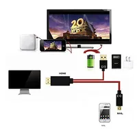 1080p tv converter Micro usb HDMI Adapter 11Pin male to HDMI USB male 1080P TV Converter Cable for Samsung Galaxy S3 S4 S5 Edge Note 3 (3)