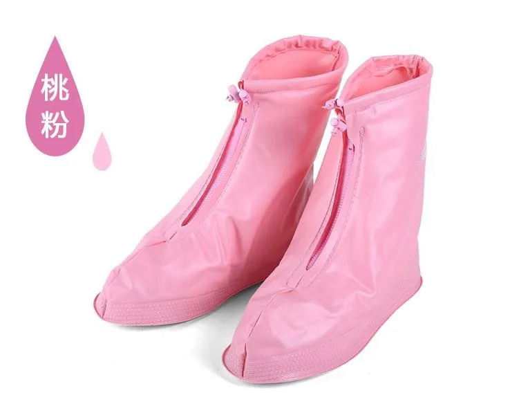 Детские Многоразовые водонепроницаемые непромокаемые зимние ботинки, Нескользящие бахилы, Детские галоши