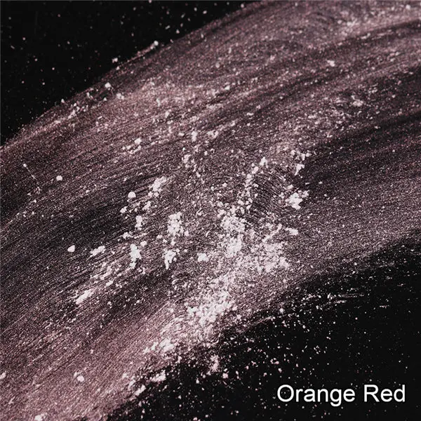 1 коробка жемчужный блеск для ногтей порошок зеркальный матовый эффект блеск Лазерная пыль Маникюр мерцающий пигмент украшение для ногтей - Цвет: Orange Red