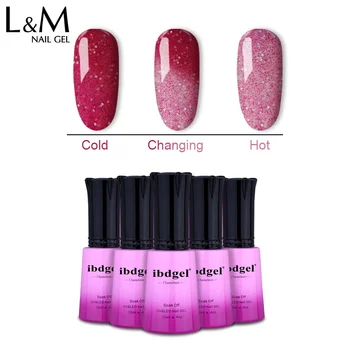 

36pcs ibdgelTemperature Color UV Nail Gel Polish Mood Changing Color Gel Nail Polish Set All For Manicure UV &LED Lamp