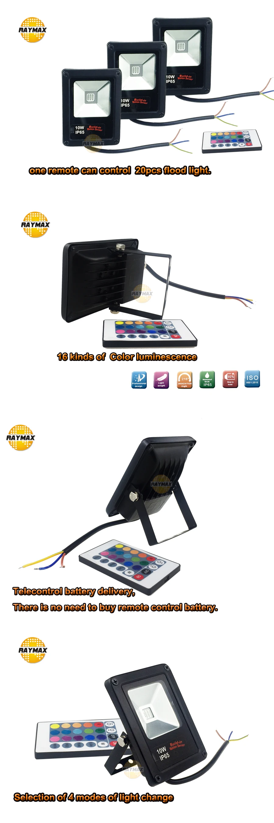 Светодиодный foco садовый Светодиодный прожектор RGB Ландшафтный прожектор на открытом воздухе IP65 10 W 20 W 30 W 50 W 110-220 V Дистанционное интеллектуальное управление 16 цветов