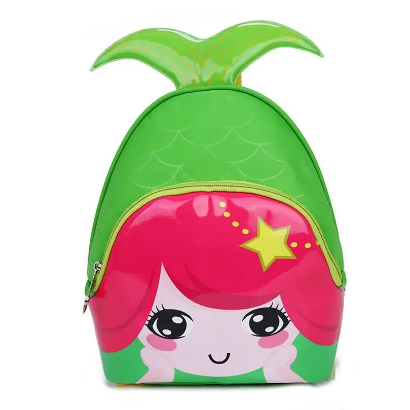 

Kids Bags 2017 New Fashion Cute Waterproof Children Backpacks Cartoon Mermaid School Bags for Kindergarten Girls Baby Bag