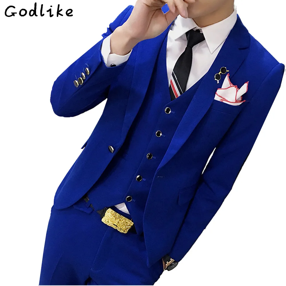 GODLIKE New Design Fashion Men High end Suits Jacket Formal Dress male
