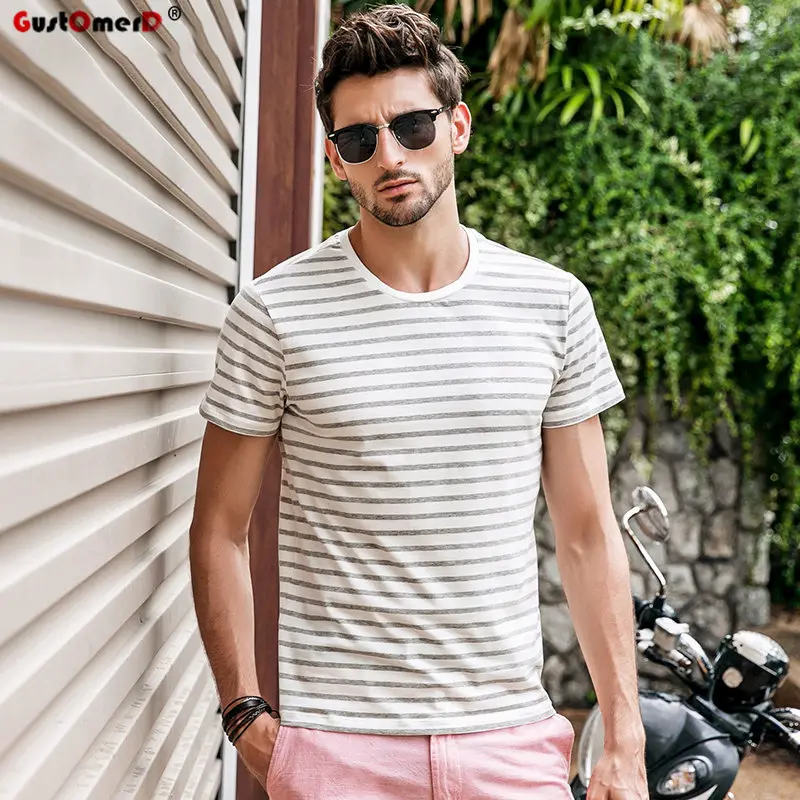 Aliexpress.com : Buy GustOmerd Summer Men T shirt Short Sleeve T shirt ...