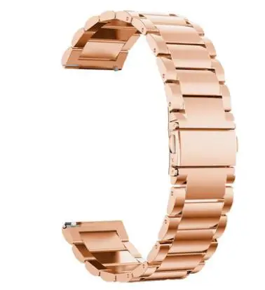 Браслет для huawei Watch GT Honor Magic Watch 2 pro металлический ремешок из нержавеющей стали для huawei gt 2 46 мм ремешок для наручных часов - Цвет: rose gold