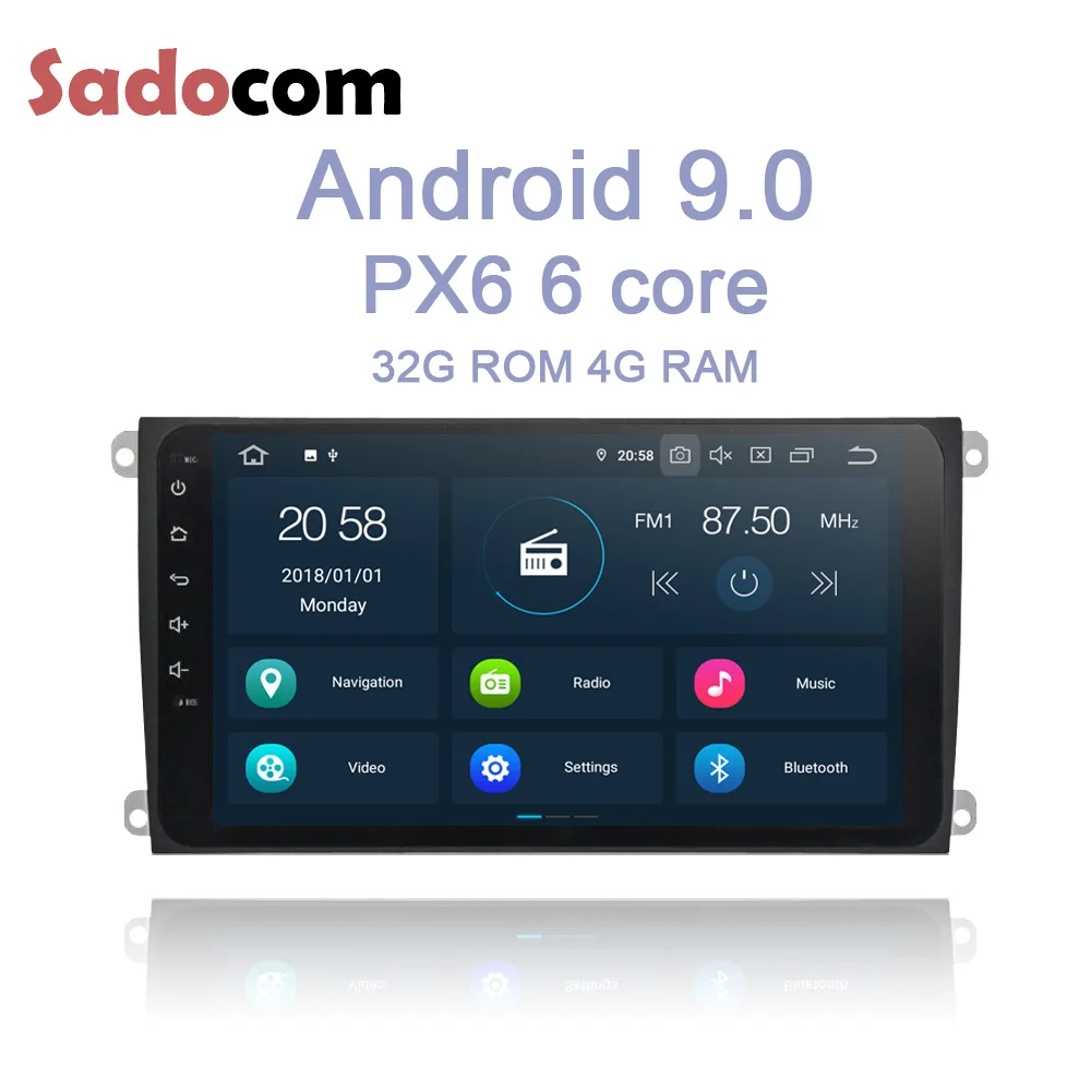 Best 8" PX6 2 din Android 9.0 Car DVD player 6 Core 64GB ROM 4GB RAM DSP Bluetooth GDS autoradio wifi For Porsche Cayenne 2003-2010 2 Best 8" PX6 2 din Android 9.0 Car DVD player 6 Core 64GB ROM 4GB RAM DSP Bluetooth GDS autoradio wifi For Porsche Cayenne 2003-2010 2