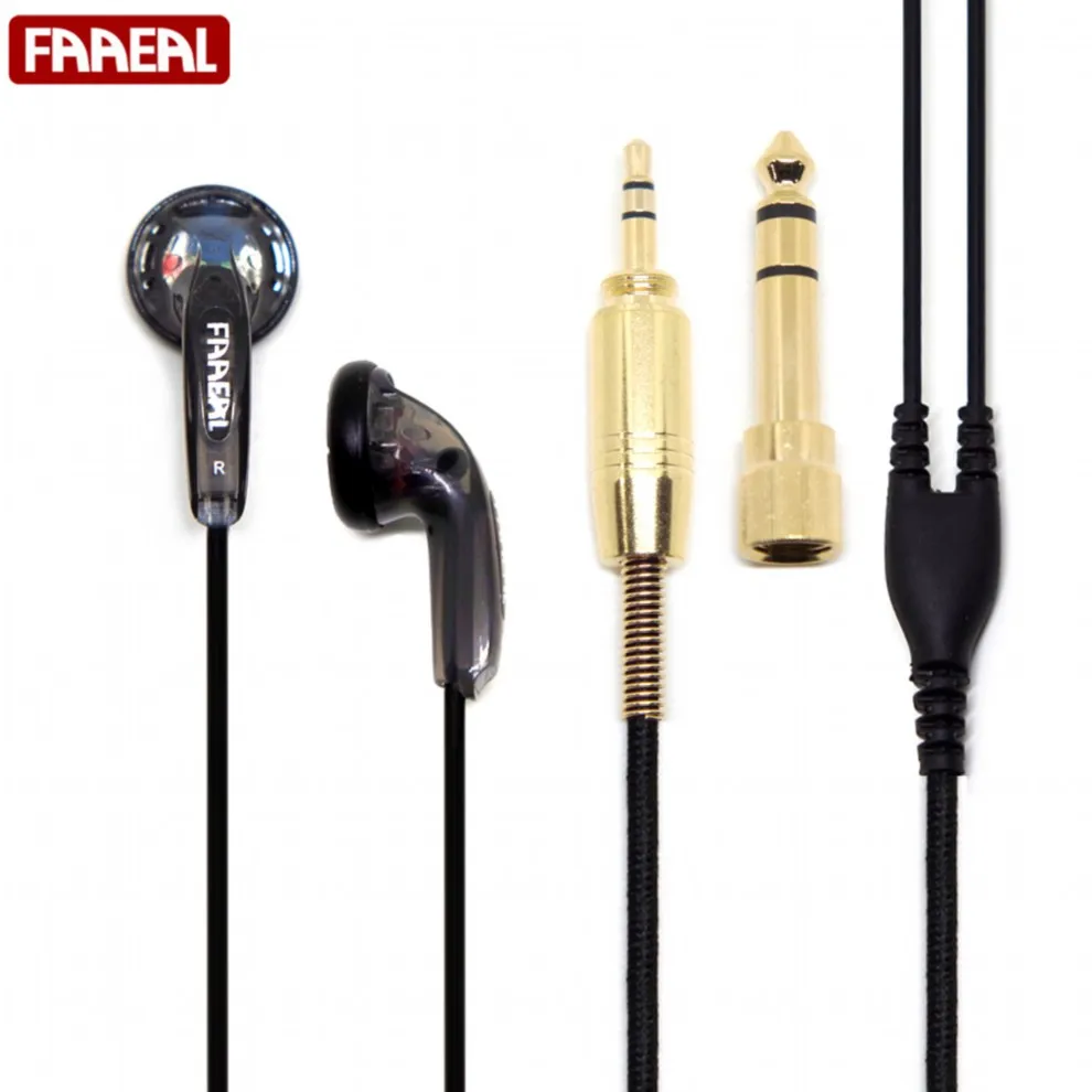 FAAEAL Нарцисс 2,0 300 Ом HiFi наушники с 3,5 до 6,3 аудио разъем DIY MX500 тяжелый бас качество звука музыкальные наушники - Цвет: Narcissus 2.0 300Ohm