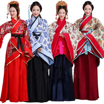 

Oriental Women's Elegant Beauty Traditional Hanfu Chinese Ancient Empress Princess Costume Han Dynasty Clothing