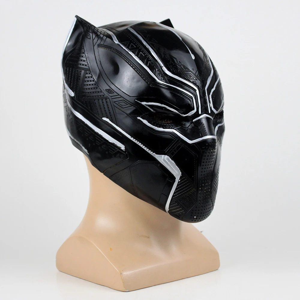 Новая 3D черная маска Пантеры Косплей Черная пантера фантастические четыре костюма аксессуар латексный шлем карнавал Хэллоуин вечерние Прямая поставка