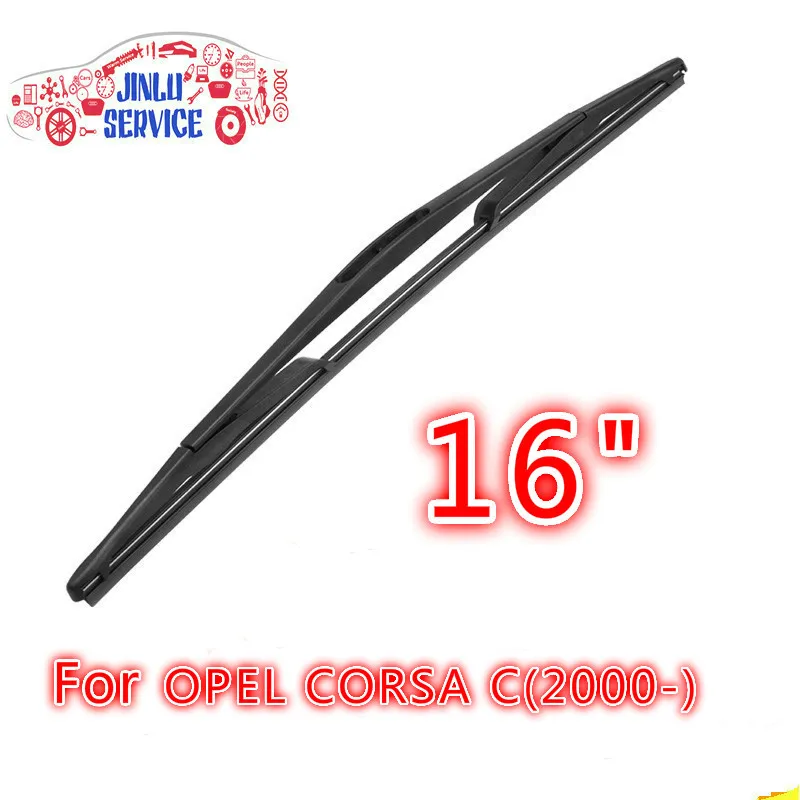 Free shipping Rear Wiper Blade for OPEL CORSA C (2000 ), 16" rear wiper