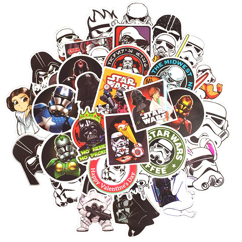 

50pcs Mixed Anime Stickers Movie Graffiti JDM Sticker Kid DIY Skateboard Laptop Luggage Phone Car Bicycle Waterproof Sticker F5