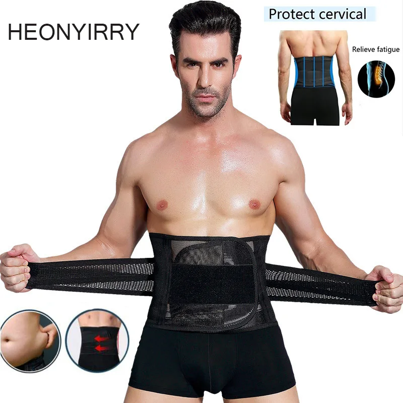 

Waist Belt for Men New Abdomen Fat Burning Girdle Belly Body Sculpting Shaper corset Cummerbund Tummy Slimming Belt Weight Loss