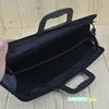 Business custom A4  zipper Men Briefcase Document Bags High capacity Portable File folder/a case for documents /filing ► Photo 3/6