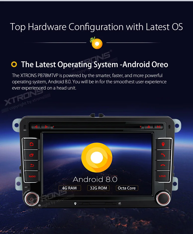 Perfect 7" Android 8.0 Car DVD Multimedia Navigation GPS Radio for VW Vento T5 Transporter Multivan Tiguan Touran Sharan Magotan Golf 7