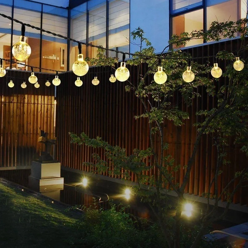 HENYNET 20Ft 30 LED Crystal Ball Solar String Lights For Christmas Trees Garden Outdoor In From Lighting On Aliexpress HENYNET 20Ft 30 LED Crystal Ball Solar String Lights For Christmas Trees Garden Outdoor In From Lighting On Aliexpress