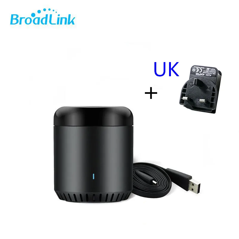 Broadlink умный дом RMMini3 WiFi+ IR+ 4G пульт дистанционного управления AU UK US EU Plug беспроводной пульт управления для Alexa Google Home - Комплект: RM Mini 3 UK