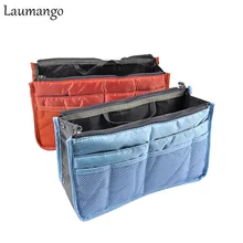 Laumango портативная двойная молния многофункциональная сумка для хранения косметики сумочка женская сумка-Органайзер для путешествий для косметики