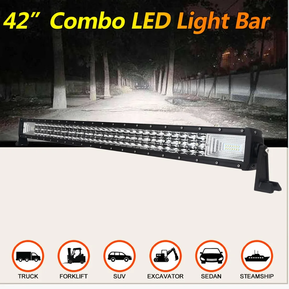 

Green-L 42 inch 372W LED Bar Off road 4x4 Work Light Combo auto led bars 4x4 Offroad work Light LED bar Spot Flood light