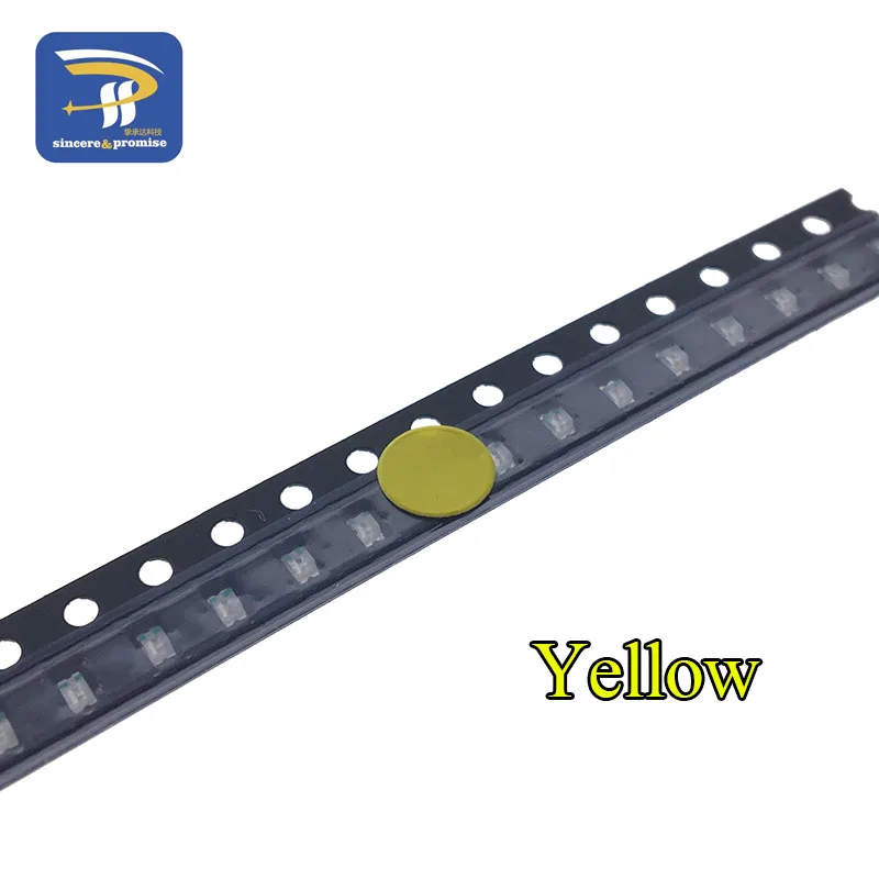 100 шт./лот 1206 SMD белый красный синий зеленый желтый 20 шт. супер яркие светодиодные