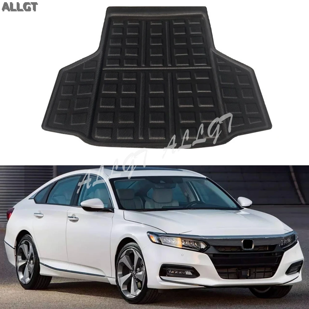 

Car Rear Trunk Mat Boot Liner Cargo Tray Floor Carpet For Honda Accord 10th Generation 2018 2019 Sedan