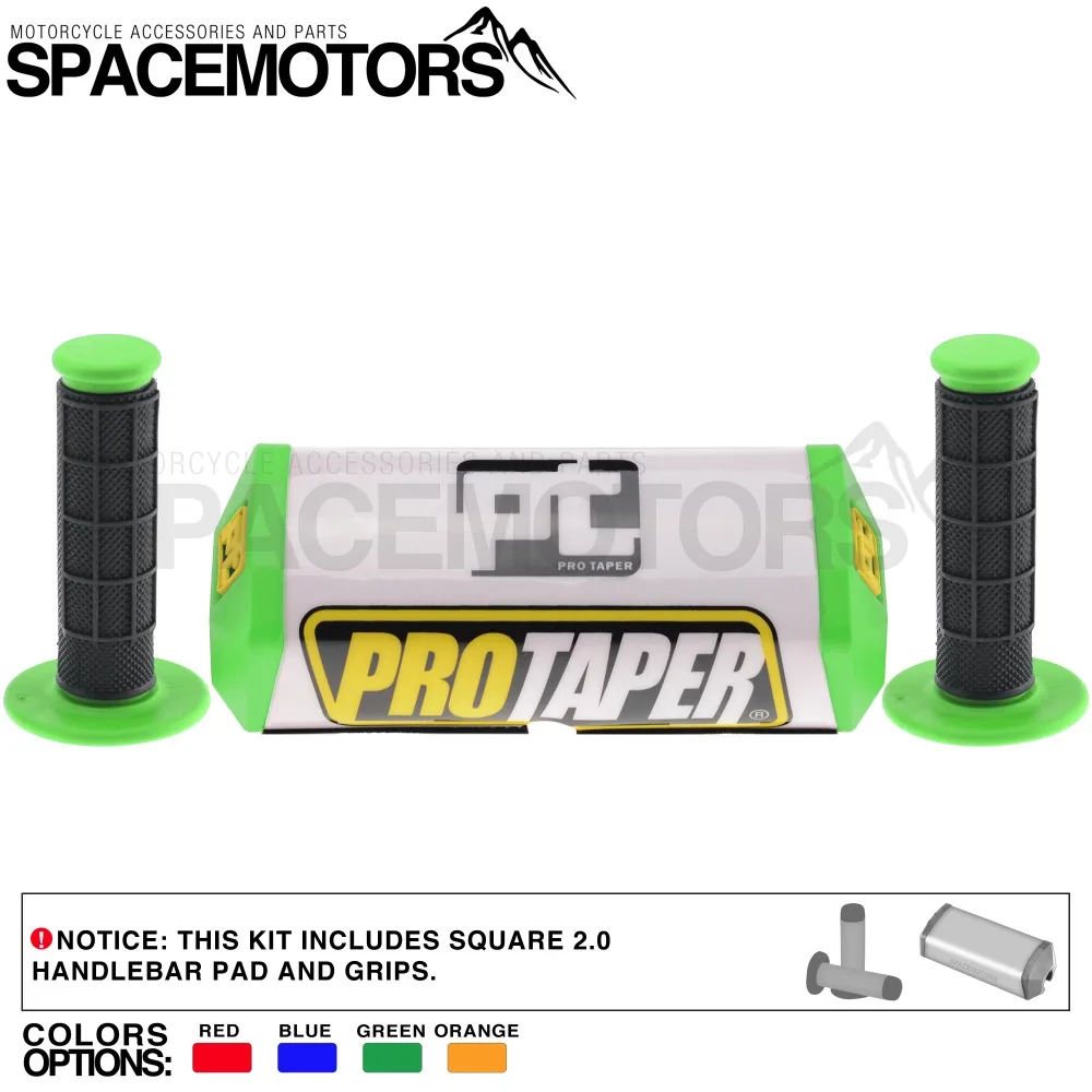 Pro taper handlebar protection pad with grips kit for motocross