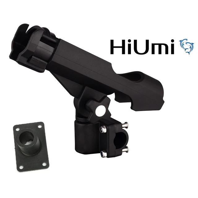 HiUmi 4 Pack Rest Adjustable Removable 360 degree Fishing Kayak Boat Rod  Holder Support Tools Accessories Pole Bracket