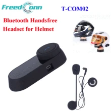 Freedconn T-COM02 Impermeable Motocicleta Casco Auricular Bluetooth Inalámbrico Auriculares Casco de La Motocicleta Auriculares Manos Libres