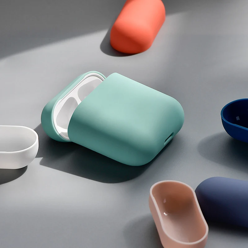 Беспроводной Bluetooth чехол для наушников для Airpods силиконовый чехол мягкий резиновый полный защитный чехол для Airpods мягкий чехол