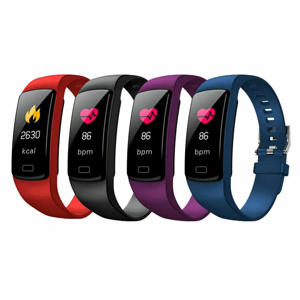 

New Smart Bracelet Heart Rate Blood Pressure Monitor Watch Activity Tracker Waterproof Sport Smart Wristband PK Mi Band 3