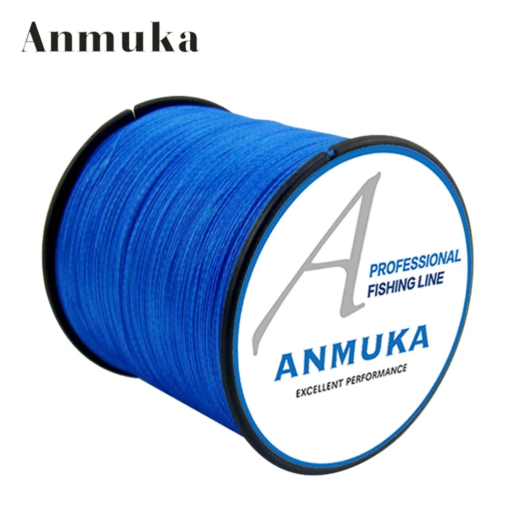 Anmnka 4 Braided PE Fishing Line 300M 12 Colors Multifilament Braided Fishing Line Peche