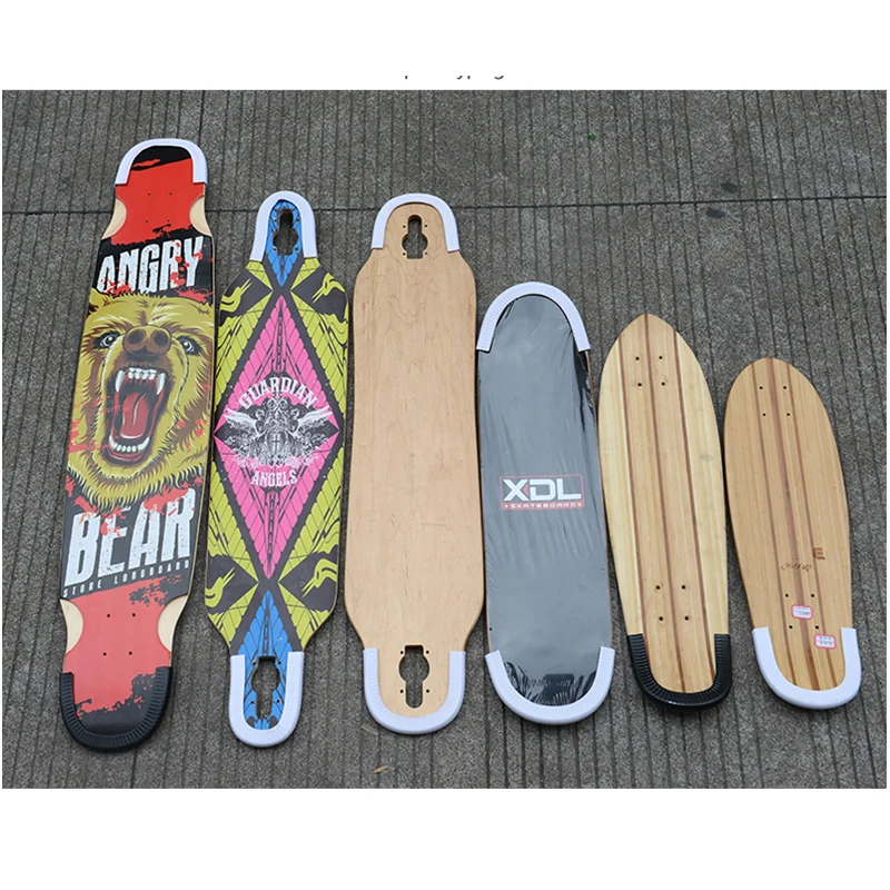 2 шт. скейтборд защиты полоски рельсы для Longboard двойной рокер скейтборд Cruiser