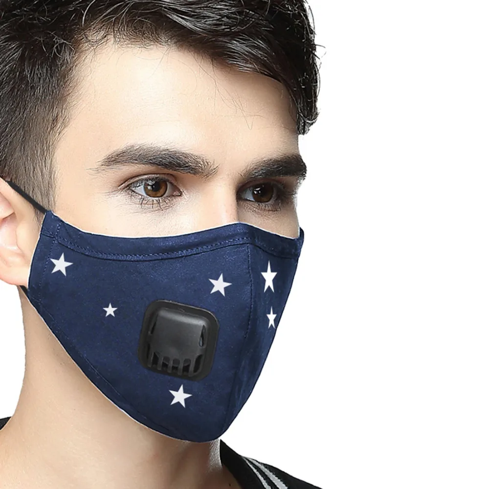

1PC Dustproof Mask Unisex Cycling Cotton Mouth Face Masks Outdoor Respirator Mouth-Muffle PM 2.5 Prevent Mouth Cover Mask